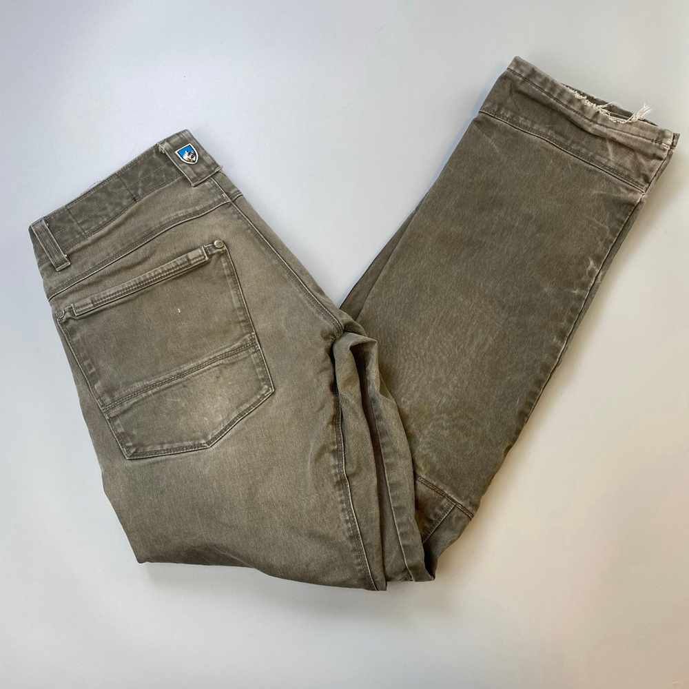 KÜHL Rydr Lean Pants 30x32 Gorpcore thrashed workwear green